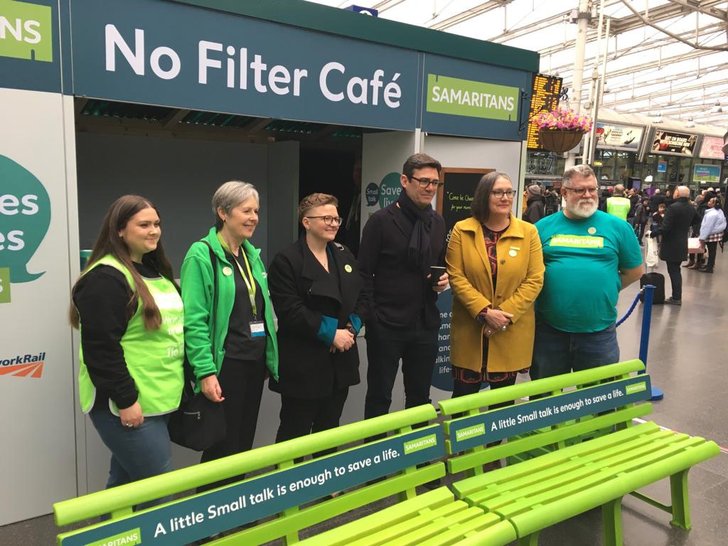Volunteers at Piccadilly Station