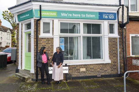 Rupa Huq & Heena Johnson, Director Ealing Samaritans