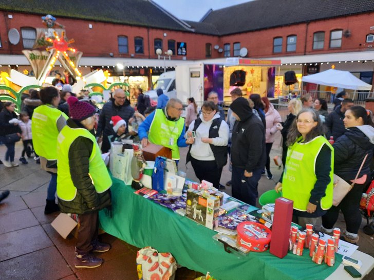 Christmas light switch on - Brierley Hill