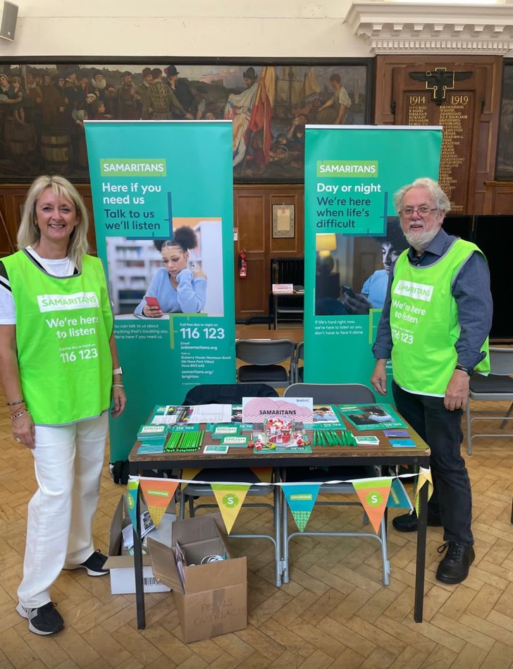 2025-09-24 Sheridan and Robert at BHASVIC