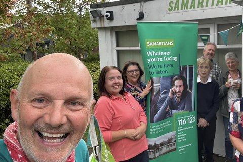 David Matthews meets Walsall volunteers