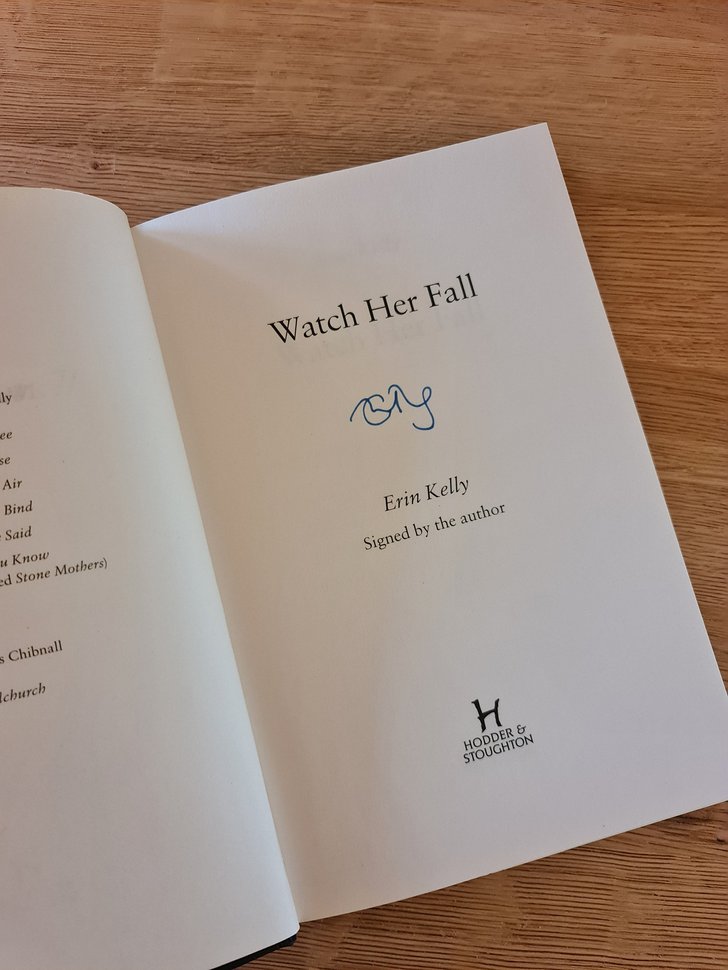 Watch Her Fall by Erin Kelly - inside book