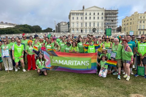 Horsham and Crawley volunteers joined with neighbouring branches to march in parade.