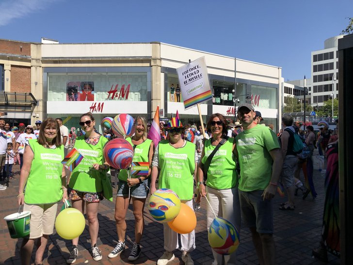 Swindon Sams Ready to go!  Pride March 2022