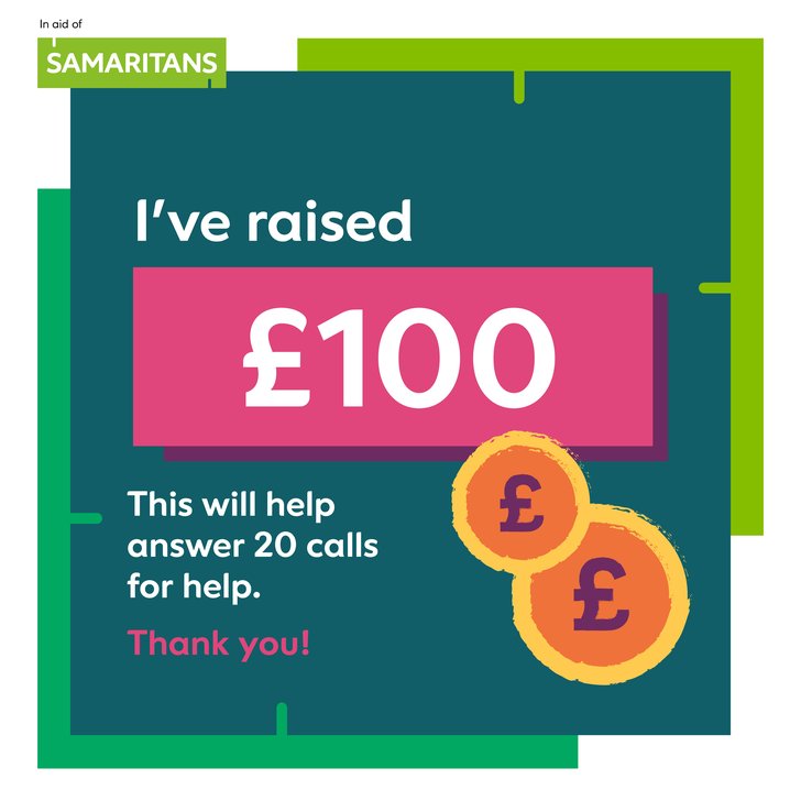 I've raised £100 - 310k Steps in March