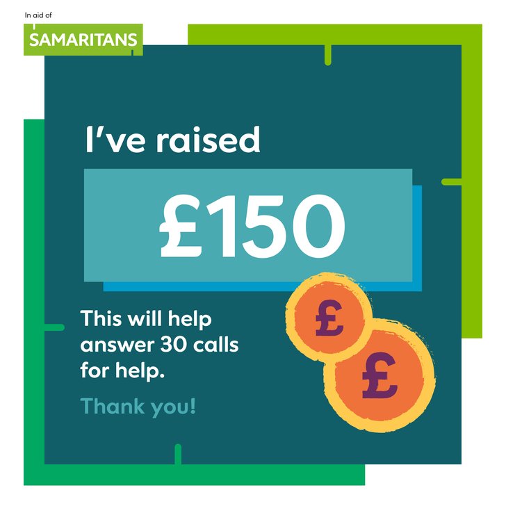 I've raised £150 - 310k Steps in March