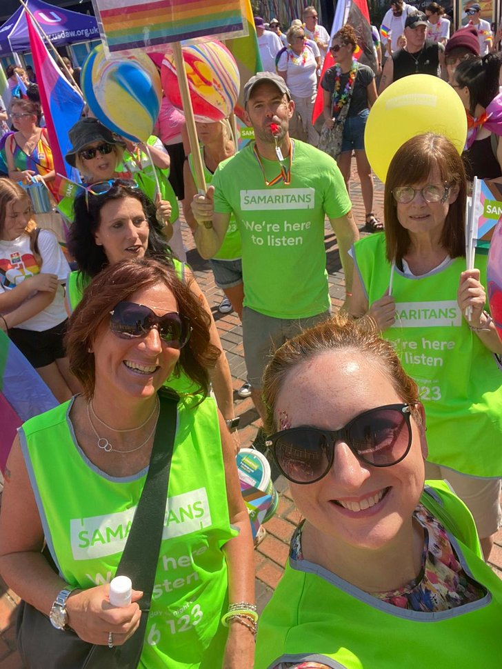 Swindon Sams on Pride March Aug 2022