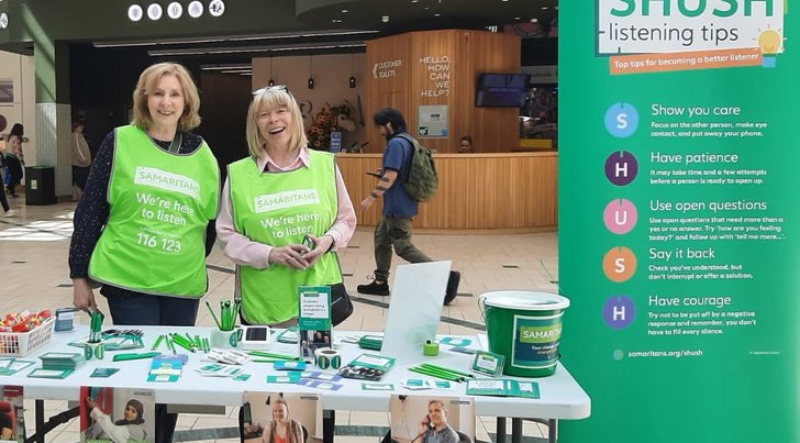 Volunteers at Castle Quay