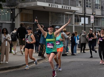 Runner taking on the HHM