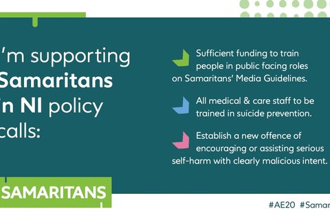 Samaritans Northern Ireland Policy Asks