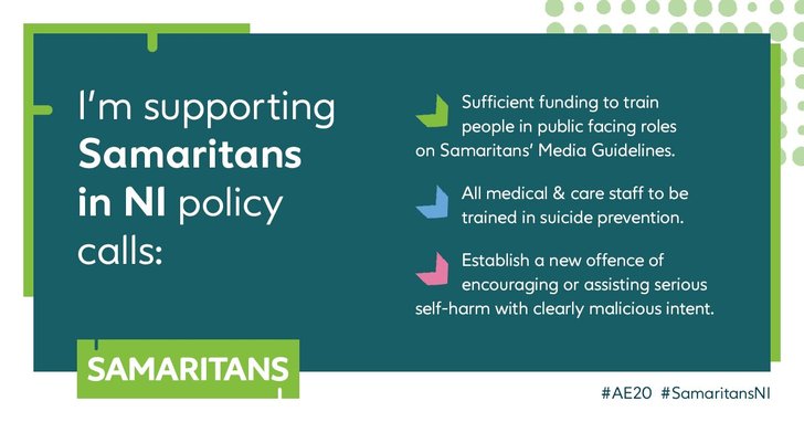 Samaritans Northern Ireland Policy Asks