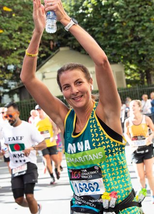 Anna who ran the London Marathon in memory of a loved one