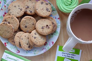 Brew Monday tea party featuring biscuits