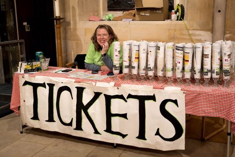 Beer Fest ticket desk