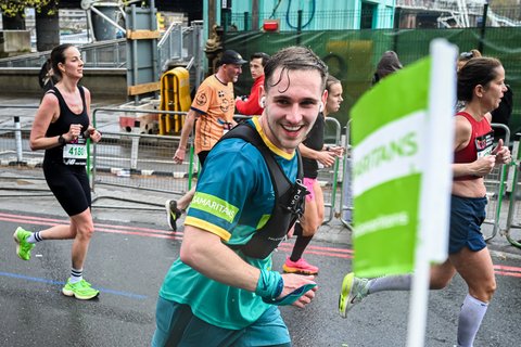 'Believe in Tomorrow' says Samaritans as charity becomes 2024 TCS London Marathon Official Charity of the Year Credit - Anthony Upton 2