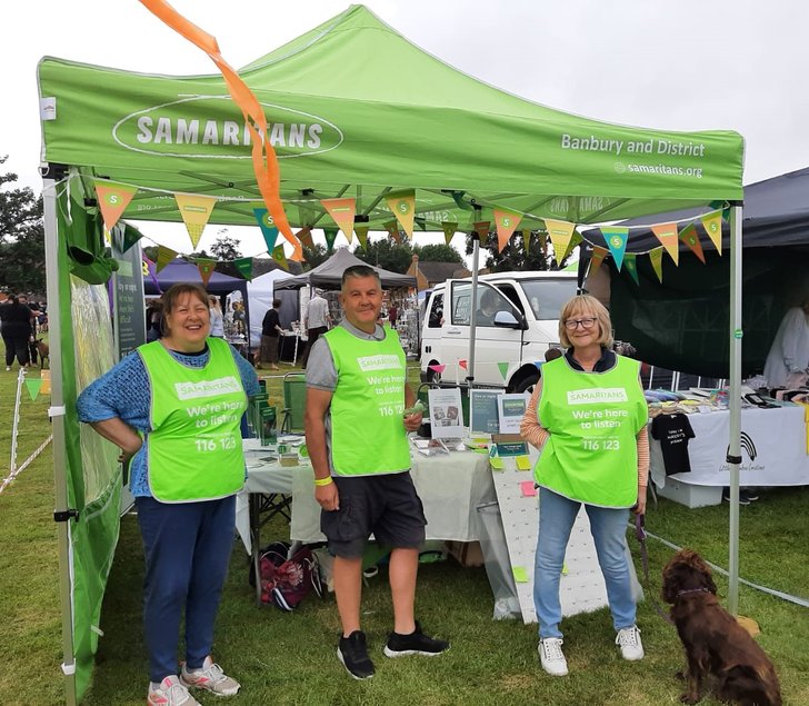 Brailes Show with honorary Samaritan Scamp