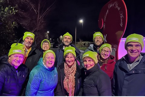 York Samaritans Santas little helpers visits Bishopthorpe December 2025