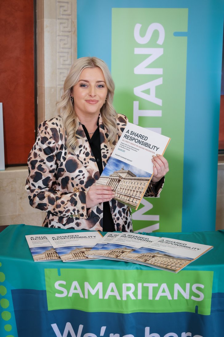 Chair of the APG on Suicide Prevention, Orlaithi Flynn MLA