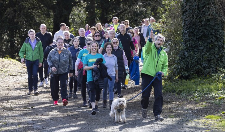 Charlie Bird Hand of Friendship Walk for Samaritans in Wicklow