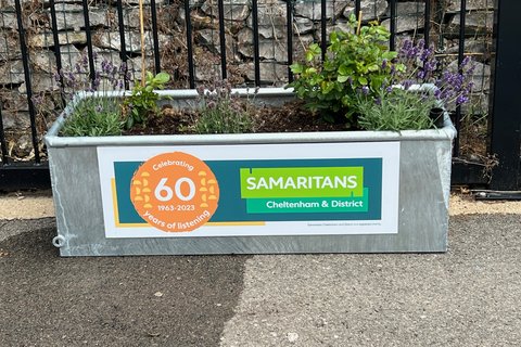 Cheltenham Spa Samaritans planter
