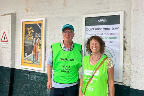 Cheltenham train staton outreach