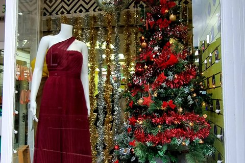 Edinburgh Charity Shop at Christmas