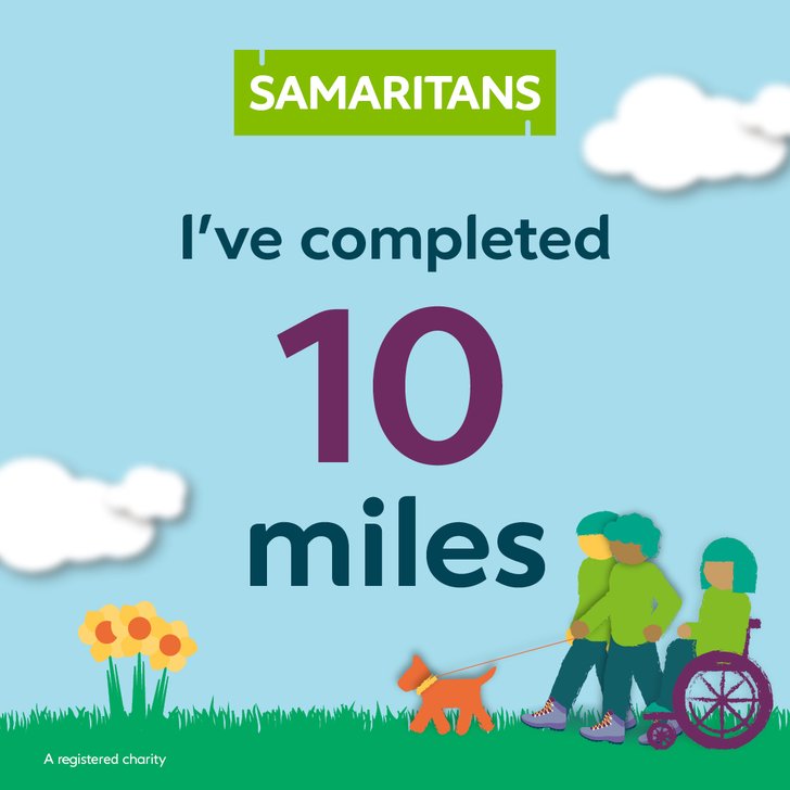 I've completed 10 miles!