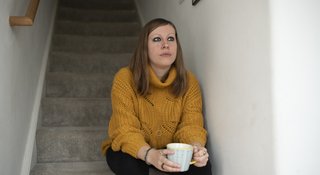 Woman-home-alone