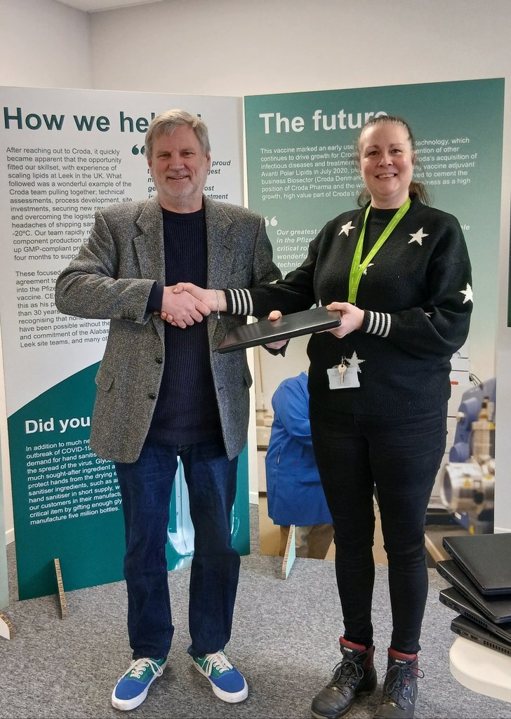 Croda laptop presentation