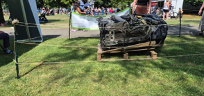 Crushed Vauxhall Corsa supplied by Smiths of Bloxham