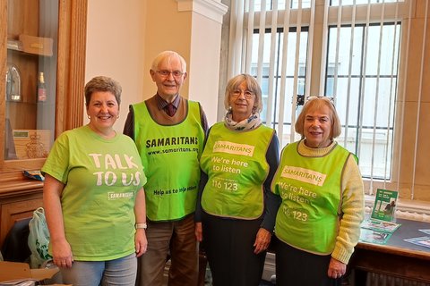 Isle of Man Samaritans at Douglas Borough Council Cost of Living event