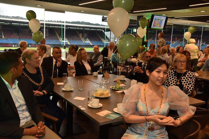 Crowd at 50th event Turf Moor - Pendle branch