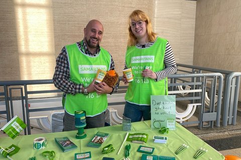 Doncaster station vols WMHD David and Ellie 2
