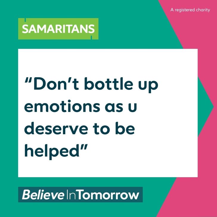 Dont bottle up emotions