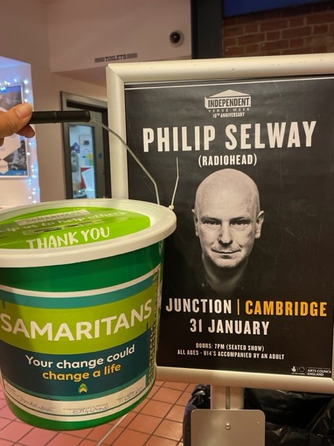 FR Philip Selway gig 31Jan23