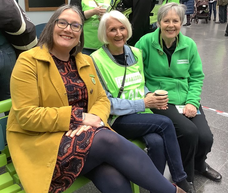 Volunteers at Piccadilly Station