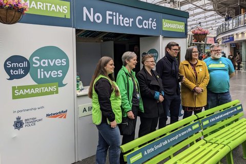 Volunteers at Piccadilly Station