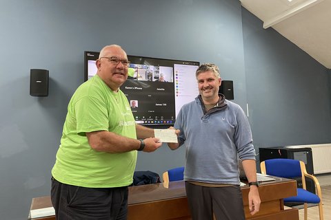 Friends of Samaritans cheque