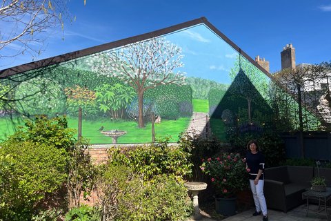 Garden mural