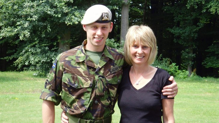 Gordon Adam with Mother Sarah Frame 2006