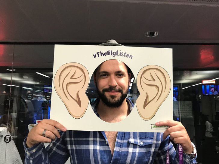 Shayne Ward from Coronation Street supporting Samaritans