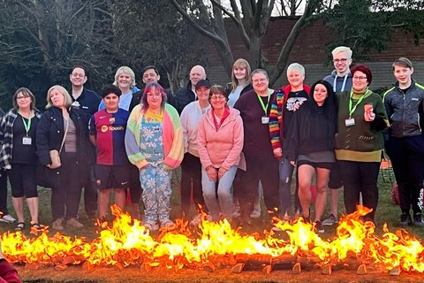 Fire walking for Walsall