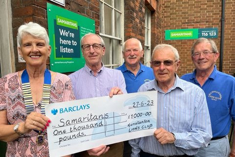 Hunstanton Lions Club Donation June 23