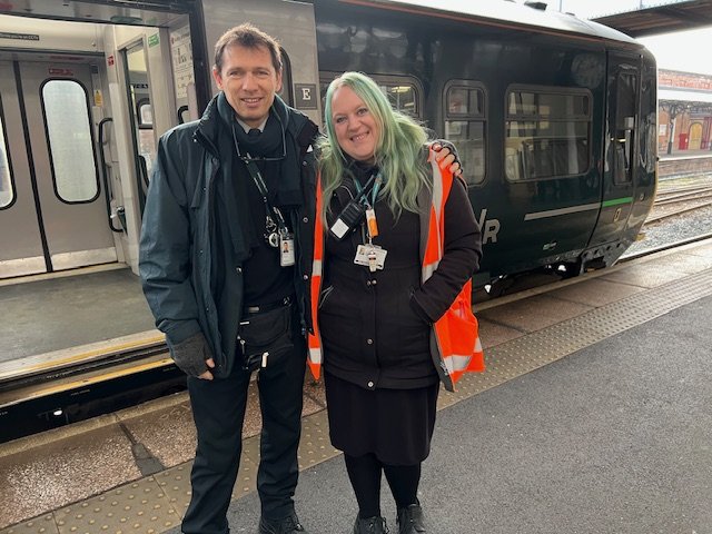 GWR workers supporting Brew Monday