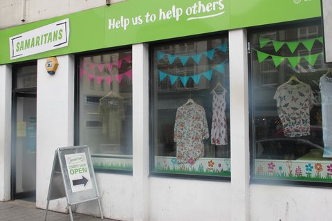 Leicester Charity Shop Window