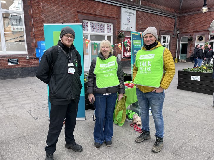 Bognor station staff and volunteers on Brew Monday