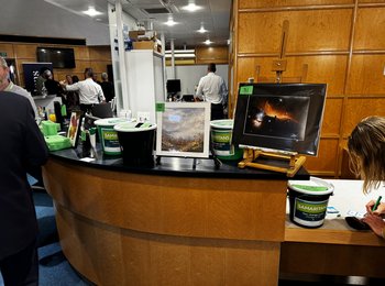 Exhibits in the art raffle