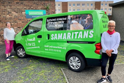 Bradford Branch’s van paying a visit to Kirkaldy.