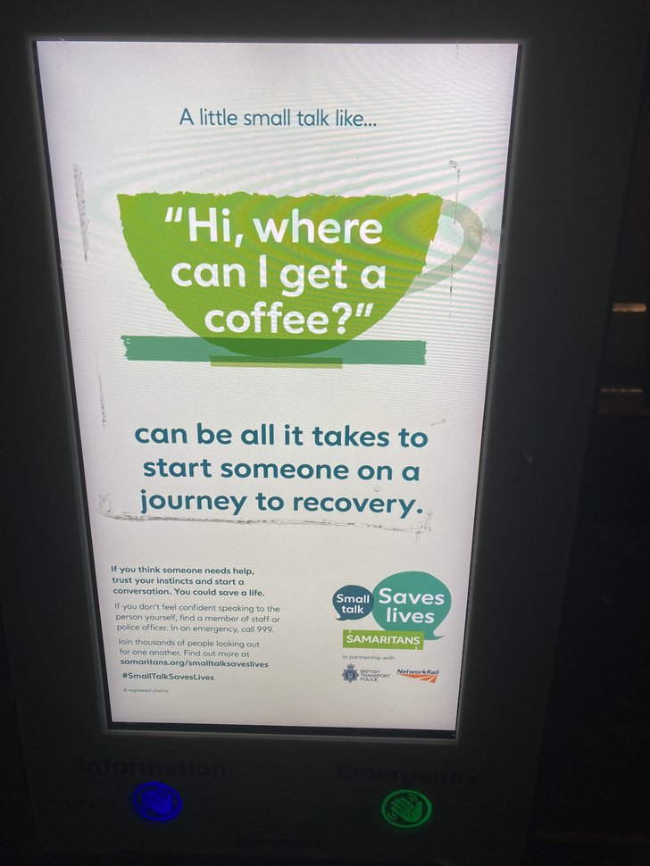 Rugby Station_Small Talk poster