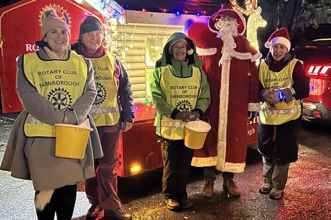 Rotary Santa collection